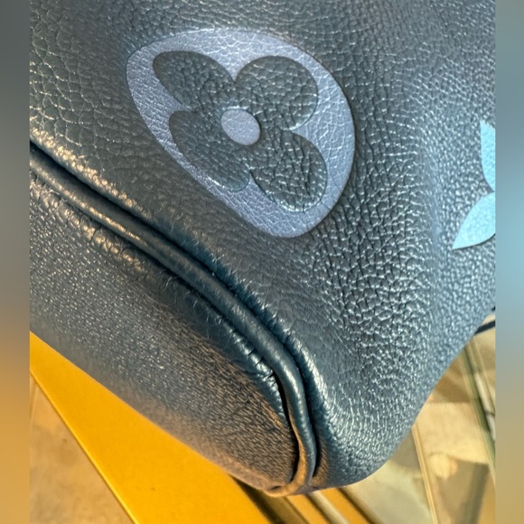 Louis Vuitton Neverfull MM Giant Monogram Empriente Leather Handbag Degrade Bleu - Picture 12 of 16